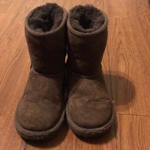 Short chocolate UGG Boots